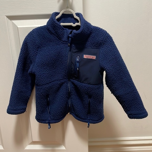 Vineyard Vines Sherpa 3T Navy Toddler